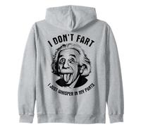 I Just Whisper In My Pants - Funny Dad Joke Fart Humor Zip Hoodie
