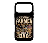 I Just Work As A Farmer Real Job Is Dad Case for iPhone 17 Pro Max