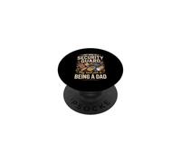 I Just Work As A Security Guard Real Job Is Dad PopSockets Adhesive PopGrip