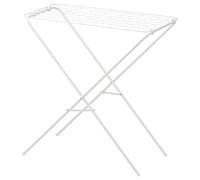 I-K-E-A Foldable JALL Steel Drying Rack, White In/Outdoor Lightweight, 79x40