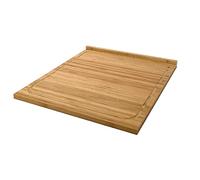 I-K-E-A LÄMPLIG Bamboo Counter Edge Chopping Board Secure Wooden Kitchen Cutting Boards Vegetables Fruits Serving Tray + Free TSA Shoe Bag, Brown