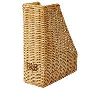 I-K-E-A Magazine File Made of Handmade Rattan Paper Holder A4 Size & American Letter Size Office Desk 22x28 cm