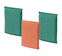 I K E A - PEPPRIG Scrubbing pad 3 Pack, work effectively on pots and pans Rinse and dry between uses and they will stay fresh and last a long time.