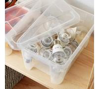 I-K-E-A SAMLA Box, transparent28x19x14 cm/5 l+ Free Finchley Refill Pen (10)