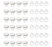 I-K-E-A VIDGA Glider With Hook White Acetal plastic (Pack of 24)