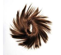 I&K® Short Updo Feather Wrap Clipin Hair Piece Ponytail Extension (Chocolate Copper R6/R30)