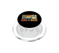 I Keep All My Dad Jokes In A Dad-A-Base Design PopSockets PopGrip for MagSafe