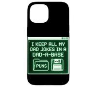 I Keep All My Dad Jokes In A Dad A Base Puns Case for iPhone 15