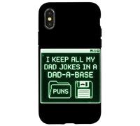 I Keep All My Dad Jokes In A Dad A Base Puns Case for iPhone X/XS