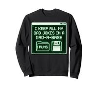 I Keep All My Dad Jokes In A Dad A Base Puns Sweatshirt