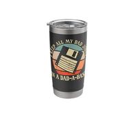 I Keep All My Dad Jokes in A Dad-A-Base Stainless Steel Insulated Tumbler