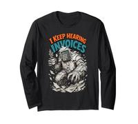 I Keep Hearing Invoices Funny Accountant Horror Long Sleeve T-Shirt