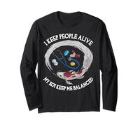 I Keep People Alive My Koi Keep Me Balanced Funny Doctor Long Sleeve T-Shirt