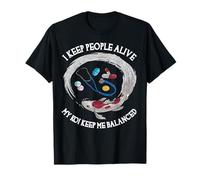 I Keep People Alive My Koi Keep Me Balanced Funny Doctor T-Shirt