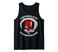 I Keep People Alive My Koi Keep Me Balanced Funny Doctor Tank Top