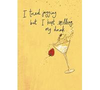 I Kept Spilling My Drink Funny Birthday Greeting Card LMAO Humour Cards LMOH0005