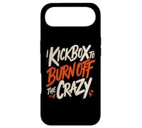 I Kickbox To Burn Off The Crazy Funny Kickboxing Kickboxer Case for iPhone Air