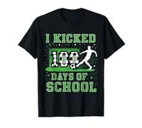 I Kicked 100 Days of School Soccer Boys Shirt T-Shirt