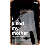 I Killed My Mother Movie Poster Retro Metal Tin Sign Wall Home Wall Art Metal Tin Sign,cave,bar,Club, Metal Tin Sign 8x12 Inches
