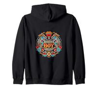I kissed a boy and I liked it dragon tattoo queer love LGBTQ Zip Hoodie
