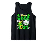 I Kissed A Chef and Lucky St. Patrick's Day Couple Tank Top