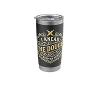 I Knead The Dough to Keep My Sanity Baker Stainless Steel Insulated Tumbler
