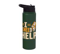 I Kneed Help Funny Knee Replacement Surgery Recovery Stainless Steel Insulated Water Bottle