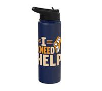 I Kneed Help Funny Knee Replacement Surgery Recovery Stainless Steel Insulated Water Bottle