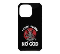 I Kneel Before No God Satanic Pentagram Baphomet Case for iPhone 13 Pro