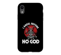 I Kneel Before No God Satanic Pentagram Baphomet Case for iPhone XR