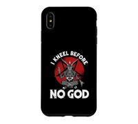 I Kneel Before No God Satanic Pentagram Baphomet Case for iPhone XS Max