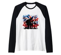 I Kneel for The Cross Poppy Day British Soldier Raglan Baseball Tee