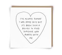 I Knew I Was Dead Sexy Greeting Card