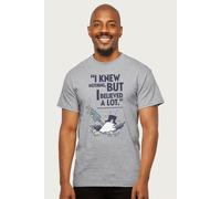 I Knew Nothing The Exploits Of Moominpappa Quote Moomin T-Shirt Moomin Mid Grey XXL