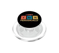 I Knit Yarn Periodically Crochet PopSockets PopGrip for MagSafe