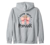 I Know About Popular Pink Witch Zip Hoodie