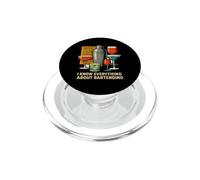 I Know Everything About Bartending Funny Bartender PopSockets PopGrip for MagSafe