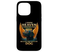 I know heaven Is A Beautiful Place Because They Have My Dog Case for iPhone 14 Pro Max
