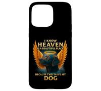 I know heaven Is A Beautiful Place Because They Have My Dog Case for iPhone 15 Pro Max
