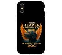 I know heaven Is A Beautiful Place Because They Have My Dog Case for iPhone X/XS