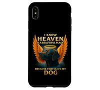 I know heaven Is A Beautiful Place Because They Have My Dog Case for iPhone XS Max