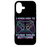 I Know How To Push Your Buttons Gamer Humor Case for iPhone 17