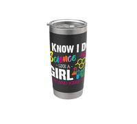 I Know I Do Science Like a Girl Try and Keep Up - Scientist Stainless Steel Insulated Tumbler