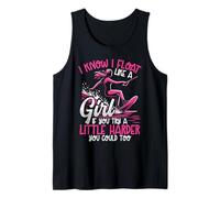 I Know I Float Like A Girl Try A Little Harder Tank Top