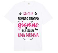 I Know I Look Too Young to be a Grandmother Family Comfort Colors Adult Heavyweight T-Shirt