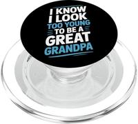 I Know I Look Too Young To Be A Great Grandpa Proud Family PopSockets PopGrip for MagSafe