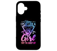 I Know I Play Like A Girl Try To Keep Up Billards Pools Case for iPhone 16
