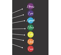 I know, I see, I speak, I love, I do, I feel, I am.: Chakra Meditation Notebook