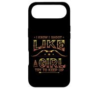 I Know I Shoot Like A Girl Try To Keep Up Girls Archery Case for iPhone Air