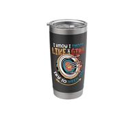 I Know I Shoot Like A Girl Try to Keep Up Girls Archery Stainless Steel Insulated Tumbler